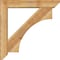 Ekena Millwork Westlake Slat Rough Sawn Bracket w/ Offset Brace, Western Red Cedar, 6"W x 32"D x 32"H BKT0604X32X32WTL06RWR - alternate 2